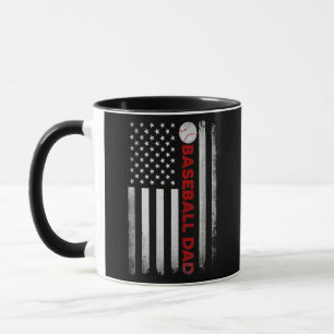 Lustiger Vater Vatertag Baseball Vater Tasse