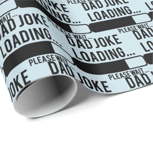 lustiger Vater Witz laden Wort Kunst Geschenkpapier (Rolleneckpunkt)