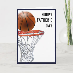 Lustiger Vatertag Basketball Karte