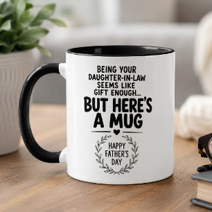 Lustiger Vatertag-Becher, Geschenk von der Schwieg Tasse