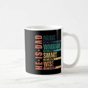Lustiger Vatertag Er ist Papa mutig wie David Männ Kaffeetasse