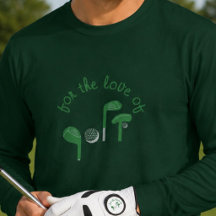 Lustiger Vatertag "Für die Liebe zum Golf" Typogra