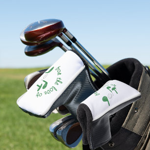 Lustiger Vatertag Für die Liebe zum Golf-Typografi Golf Headcover