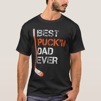 Lustiger Vatertag Hockey-Vater Bester Puck'N Dad T-Shirt