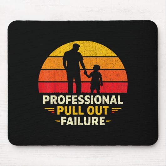 Lustiger Vatertag-Humor Profi-Ausklappseite Mousepad (Vorne)
