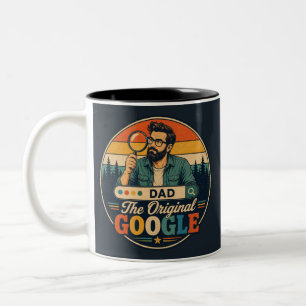 Lustiger Vatertag-Kaffeebecher für den Papa Zweifarbige Tasse