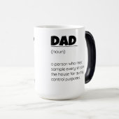 Lustiger Vatertag Papa Definition Wrap Verwandlungstasse (VorderseiteRechts)