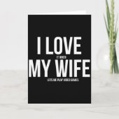 Lustiger Vatertag-Videospiel-Vater  Karte (Vorderseite)