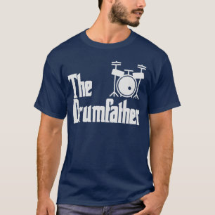 Lustiger Vatertaghe TrommelVater Schlagzeuger Musi T-Shirt