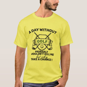 lustiger Vatertags-Golfliebhaber Geschenkidee T-Shirt