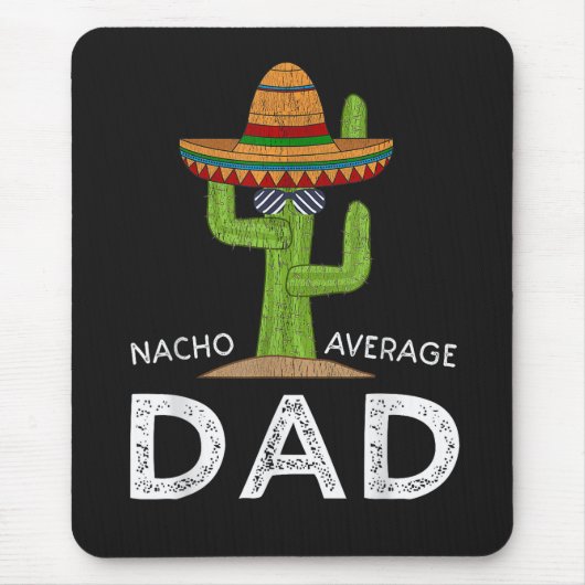 Lustiger Vaterwitz _ Lustiger Spruch Papa Mousepad (Vorne)