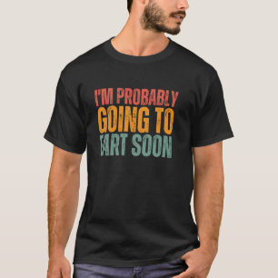 Lustiger Veganer-Furz-Witz, den ich wahrscheinlich T-Shirt