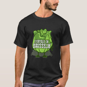 Lustiger veganer und vegetarischer Rosenkohl T-Shirt