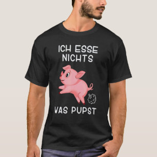 Lustiger Veganer Vegetarier Ich Esse Nichts Was Fu T-Shirt