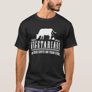 LUSTIGER VEGETARISCHER WITZ DRUCKmann-' T-Shirt