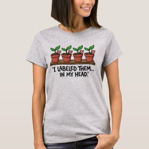 Lustiger vergesslicher Gärtner   Ich habe sie besc T-Shirt