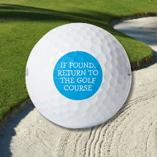 Lustiger verlorener Golfball-Zitat Einfach Fettes  Golfball