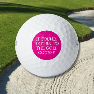 Lustiger verlorener Golfball-Zitat Einfach Hot Pin Golfball
