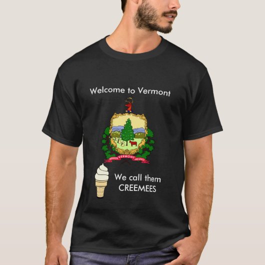 Lustiger Vermont-Witz-T - Shirt (Vorderseite)