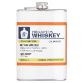 Lustiger Verordnungs-Whisky Flachmann (Vorderseite)