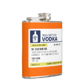 Lustiger Verordnungs-Wodka Flachmann (Rechts)