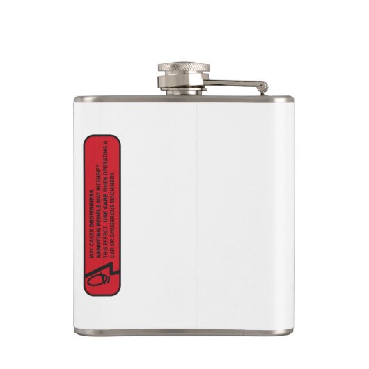 Lustiger Verordnungs-Wodka Flachmann (Rückseite)