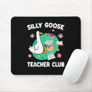 Lustiger Verrückter Gans Lehrer Club Tierliebhaber Mousepad