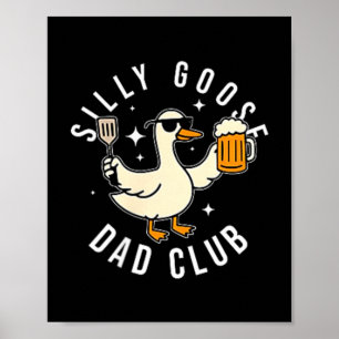 Lustiger Verrückter Gänse-Vater-Club Vatertag werd Poster
