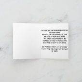 lustiger verspäteter Geburtstag Karte (Innenseite)