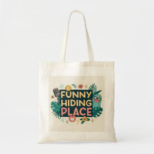 Lustiger Versteck Retro-Tasche Tragetasche
