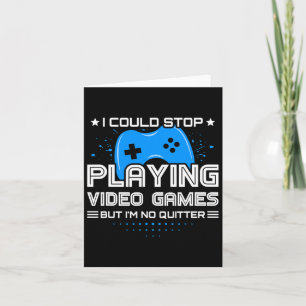 Lustiger Videospieler - PC-Konsole Gaming - Videos Karte