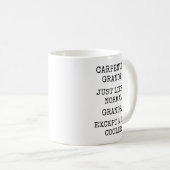 Lustiger Viel Kühlerer Zimmermann Opa Kaffeetasse (VorderseiteRechts)