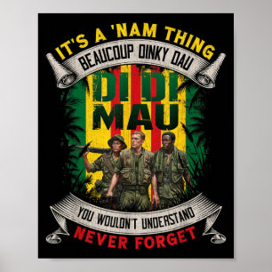 Lustiger Vietnam-Veteran Es ist eine NAM-Sache Di  Poster