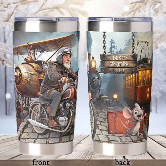 Lustiger Vintage-Bester-Opa-aller-Zeiten Thermobecher