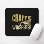 Lustiger Vintage Crappie-Whisperer-Angler Mousepad (Mit Mouse)