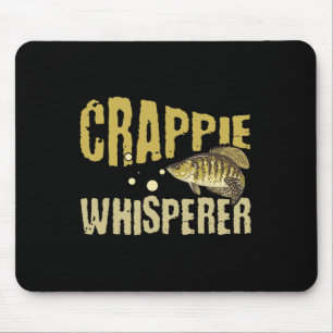 Lustiger Vintage Crappie-Whisperer-Angler Mousepad