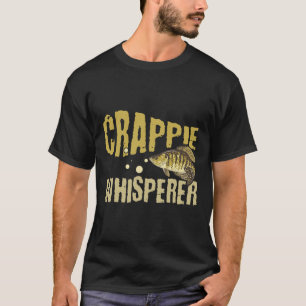 Lustiger Vintage Crappie Whisperer Angler T-Shirt
