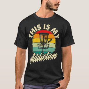 Lustiger Vintage Disc Golf abgenutzter Frisbee Gol T-Shirt