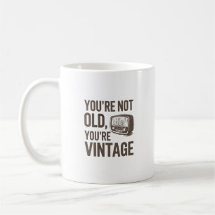 Lustiger Vintage-Geburtstagsbecher Kaffeetasse