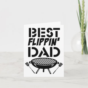 Lustiger Vintage Grill Daddy - Grillen und Nachfül Karte
