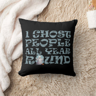 Lustiger Vintage-Halloween-Spruch Kissen