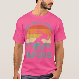Lustiger Vintage-Männer-Bester Sportwissenschaft-V T-Shirt
