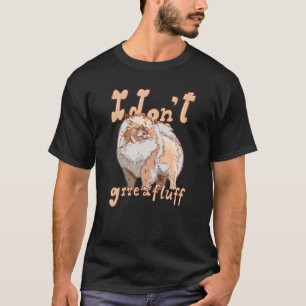 Lustiger Vintage-Pomeranian-Hund Retro Lustiger Po T-Shirt