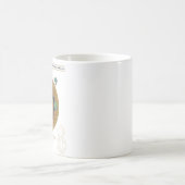Lustiger Vintage-Sonnensystem-Steampunk-Kompass Kaffeetasse (Mittel)