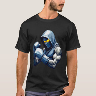 Lustiger Vintage-Style-Boxninja-Boxer, großartig f T-Shirt