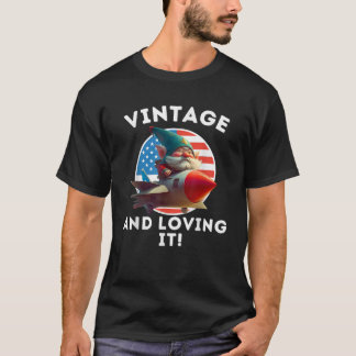 Lustiger Vintage- und Liebhaber-Retro-Luftwaffen-G T-Shirt
