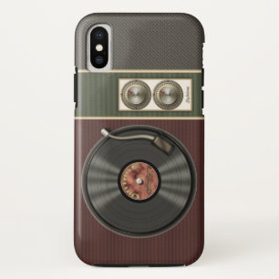 Lustiger Vintage-Vinylplattenspieler Case-Mate iPhone Hülle