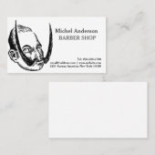Lustiger Vintager Artfriseur Visitenkarte (Vorne/Hinten)