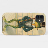 Lustiger Vintager Frosch Case-Mate iPhone Hülle (Rückseite (Horizontal))
