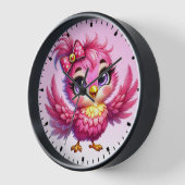 Lustiger Vogel Cartoon Sublimation-56342 Uhr (Winkel)